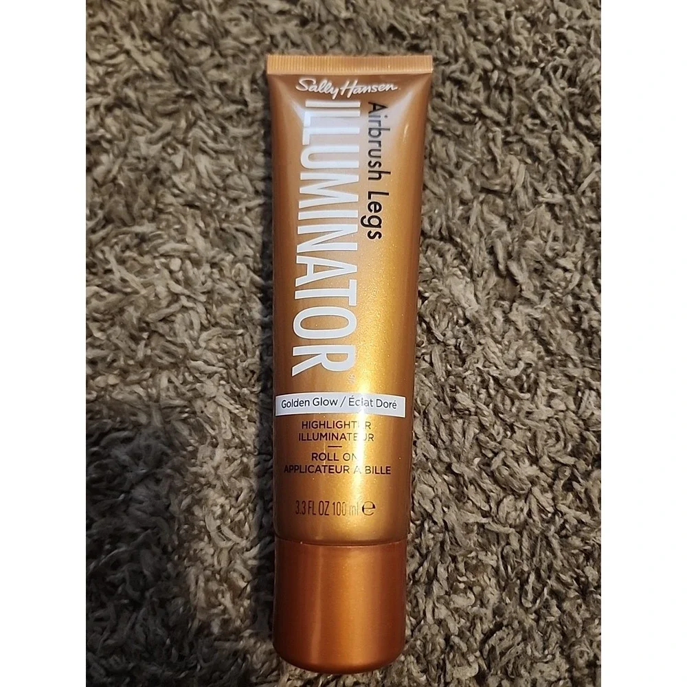 Sally Hansen Airbrush Legs Illuminator Nude Glow Highlighter Roll On 3.3oz NEW